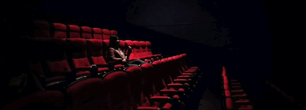 what is sub-genre

a woman sits alone in a movie theater