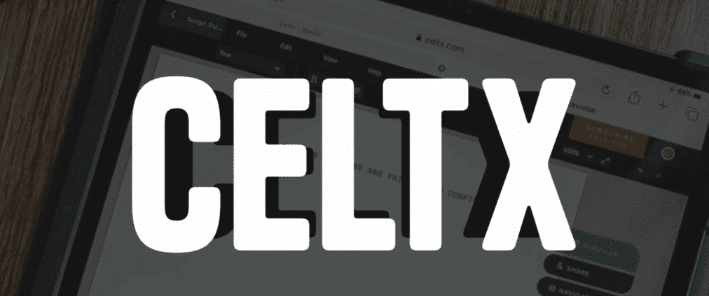 The Celtx Script Writing Software logo