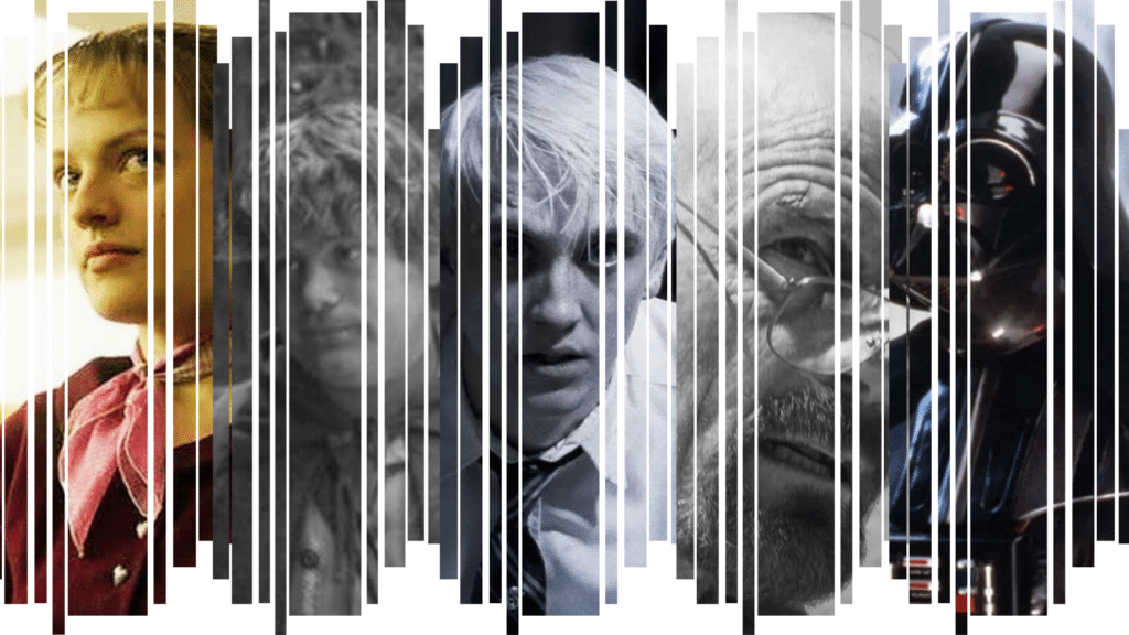 a collage of different types of characters in film and television