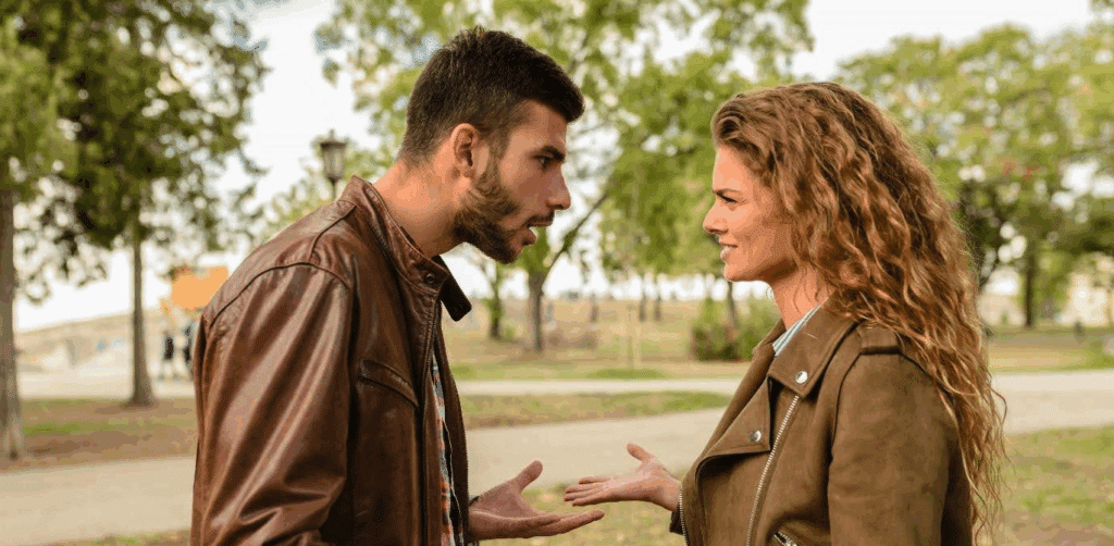 how to write a monologue in a screenplay

A photo of what appears to be a man and a woman arguing