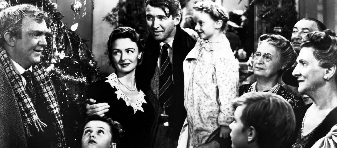 A still from the christmas movie "it's a wonderful life"