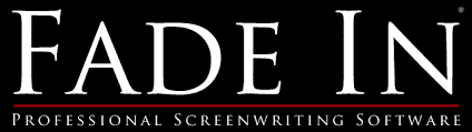 the fade in logo
"professional screenwriting software"