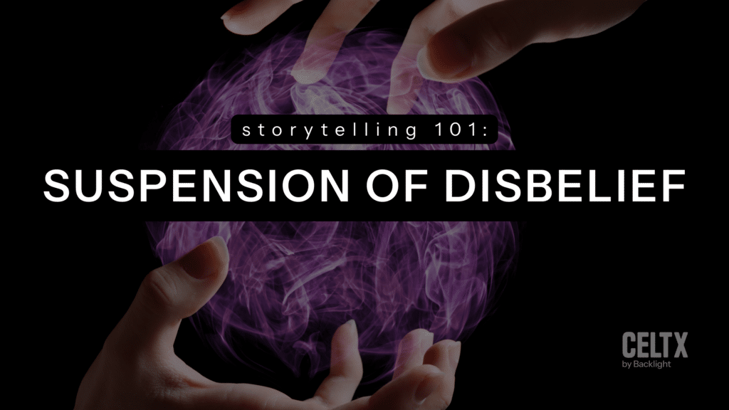 storytelling 101: suspension of disbelief.

The Celtx logo is in the bottom right corner.