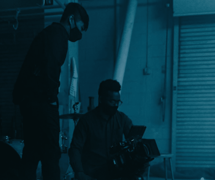 production assistant on set