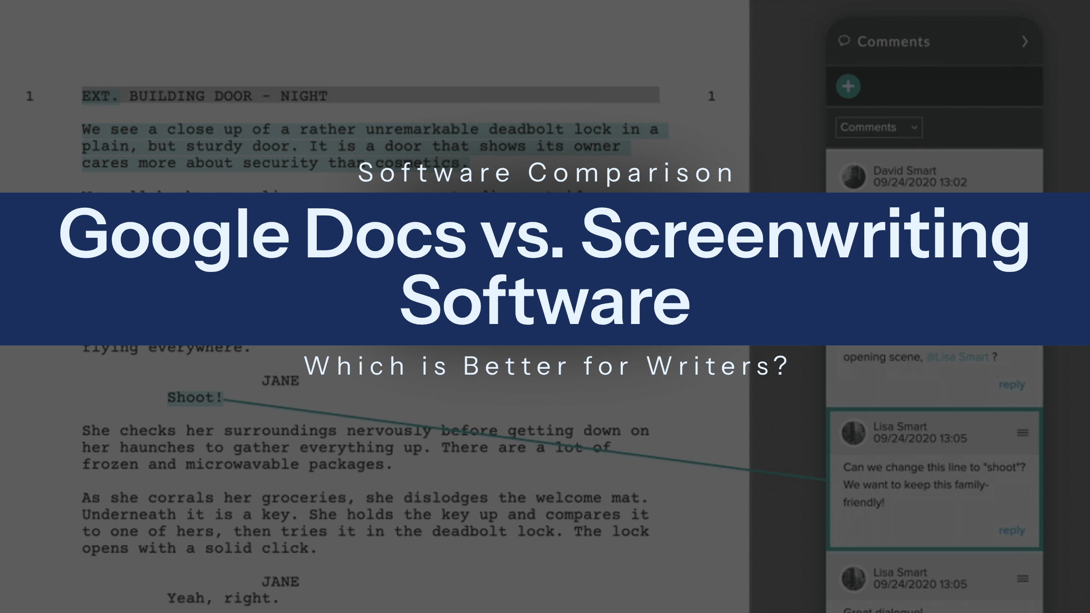 google docs vs screenwriting software: which is better for writers?