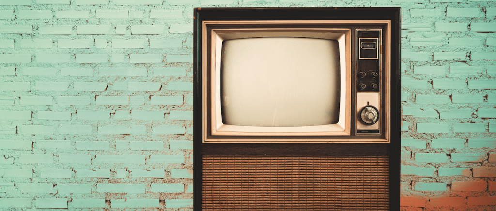 anthology series. 

photo of an old TV set