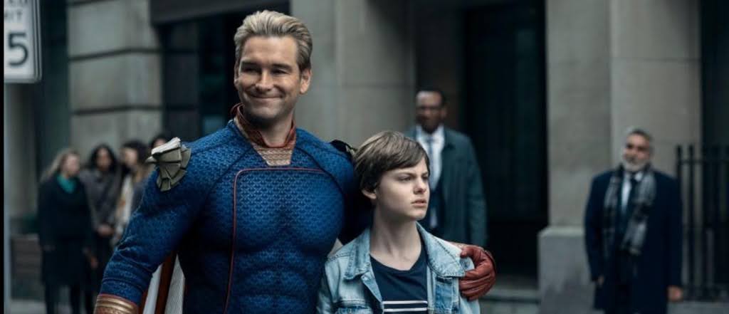 Antony Starr as Homelander in Amazon Prime's series The Boys - an example of a villain.